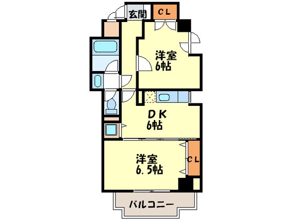 Ｋステ－ション大橋の物件間取画像